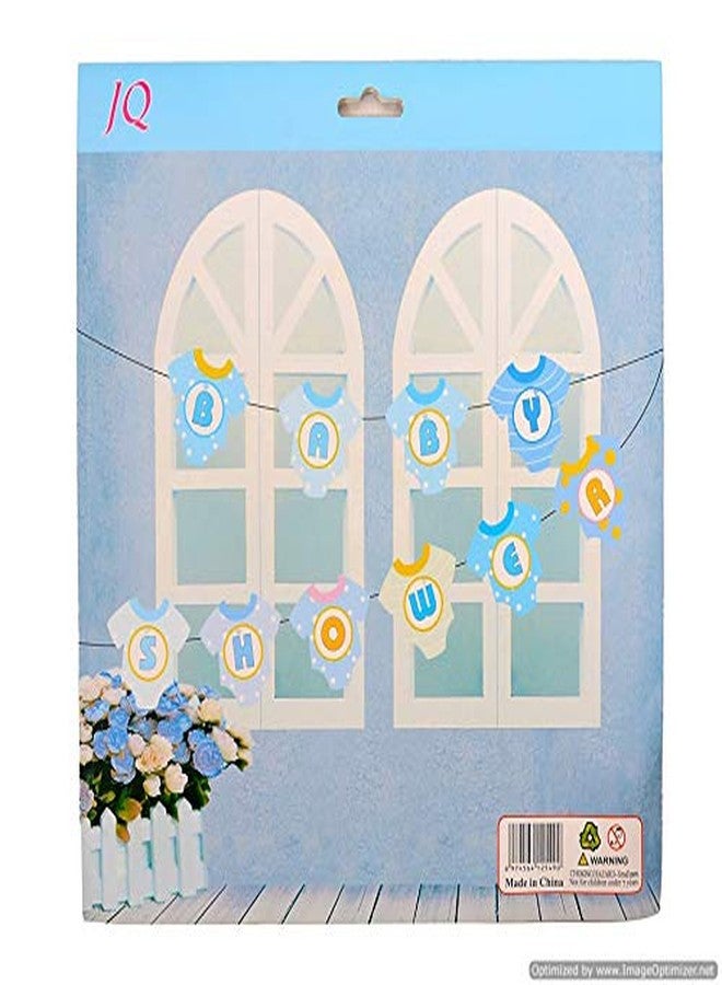 Baby Shower Banner for Baby Shower Decoration Or Gifts for New Mommy to Be,Baby Boy Banner for Baby Shower Decoration (Blue)